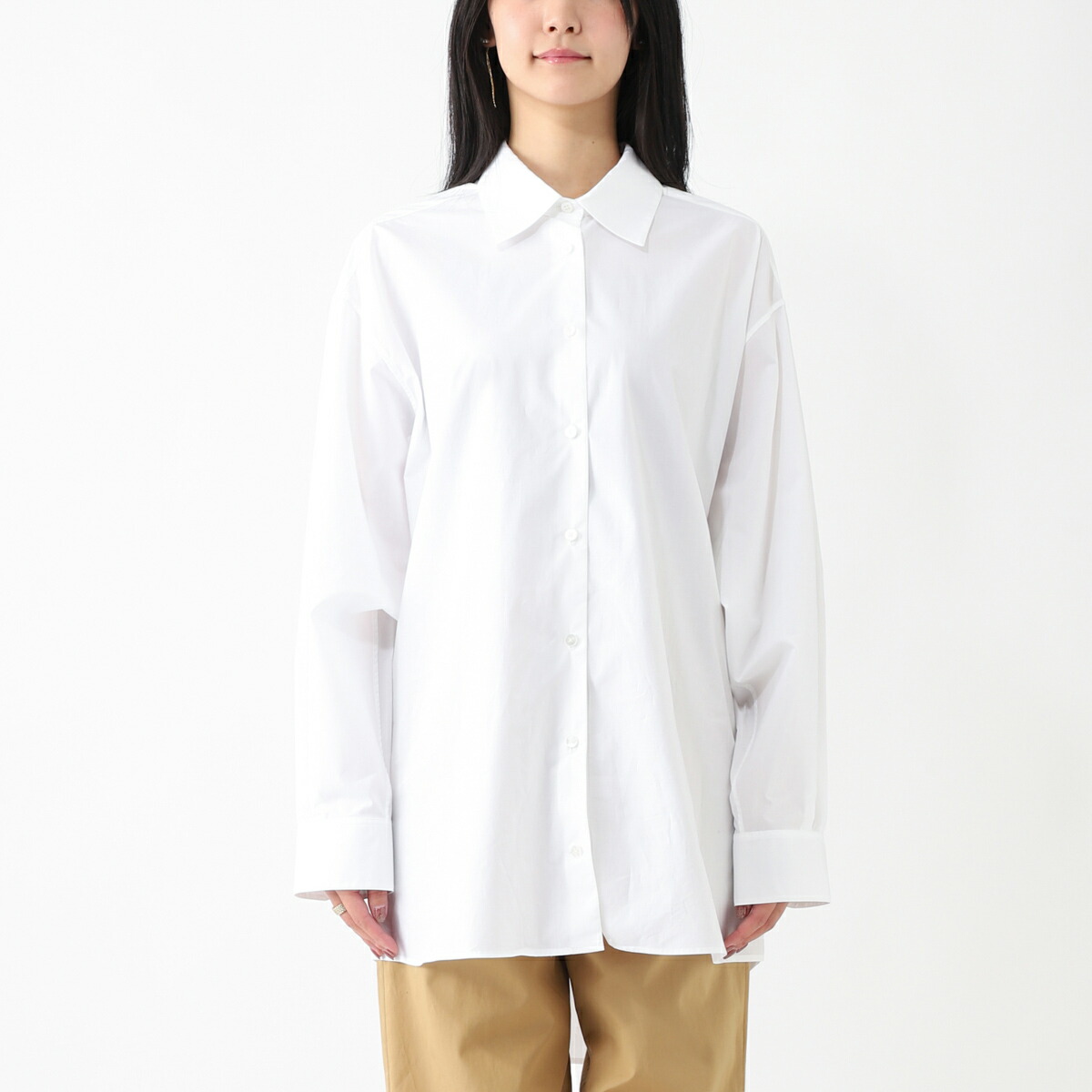 楽天市場】ザ ロウ THE ROW オーバーサイズ シャツ ホワイト