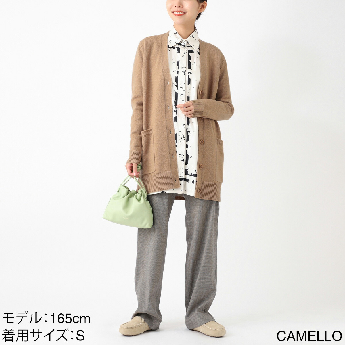 新品MAX MARA マックスマーラ カーディガン1951 キャメル L MAX MARA