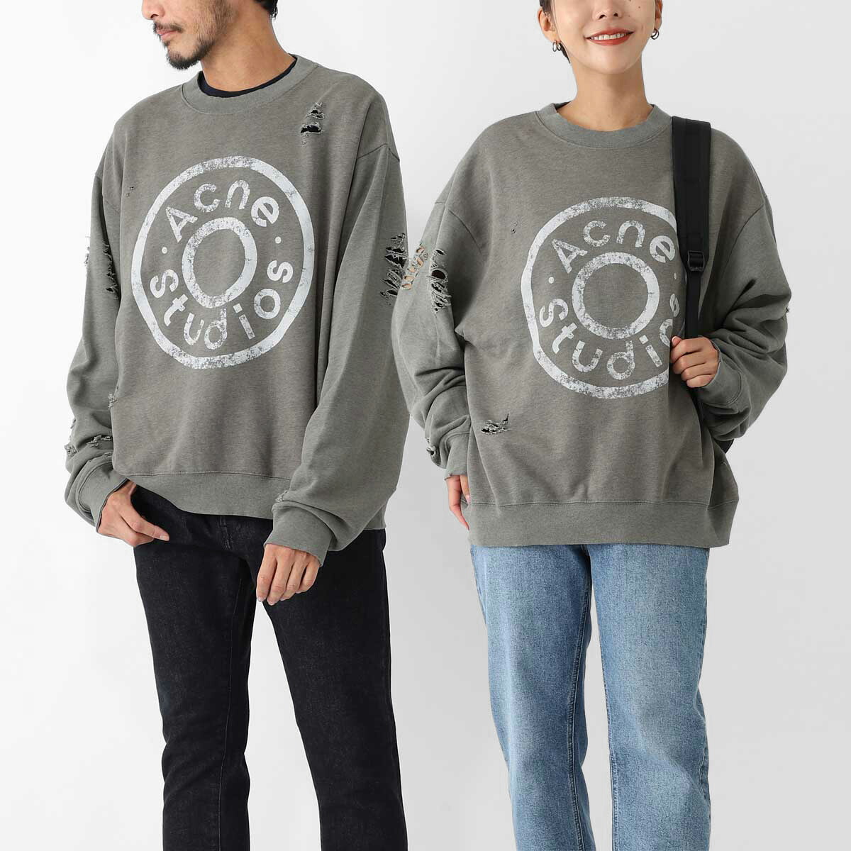 楽天市場】アクネ ACNE STUDIOS スウェットシャツ グレー メンズ