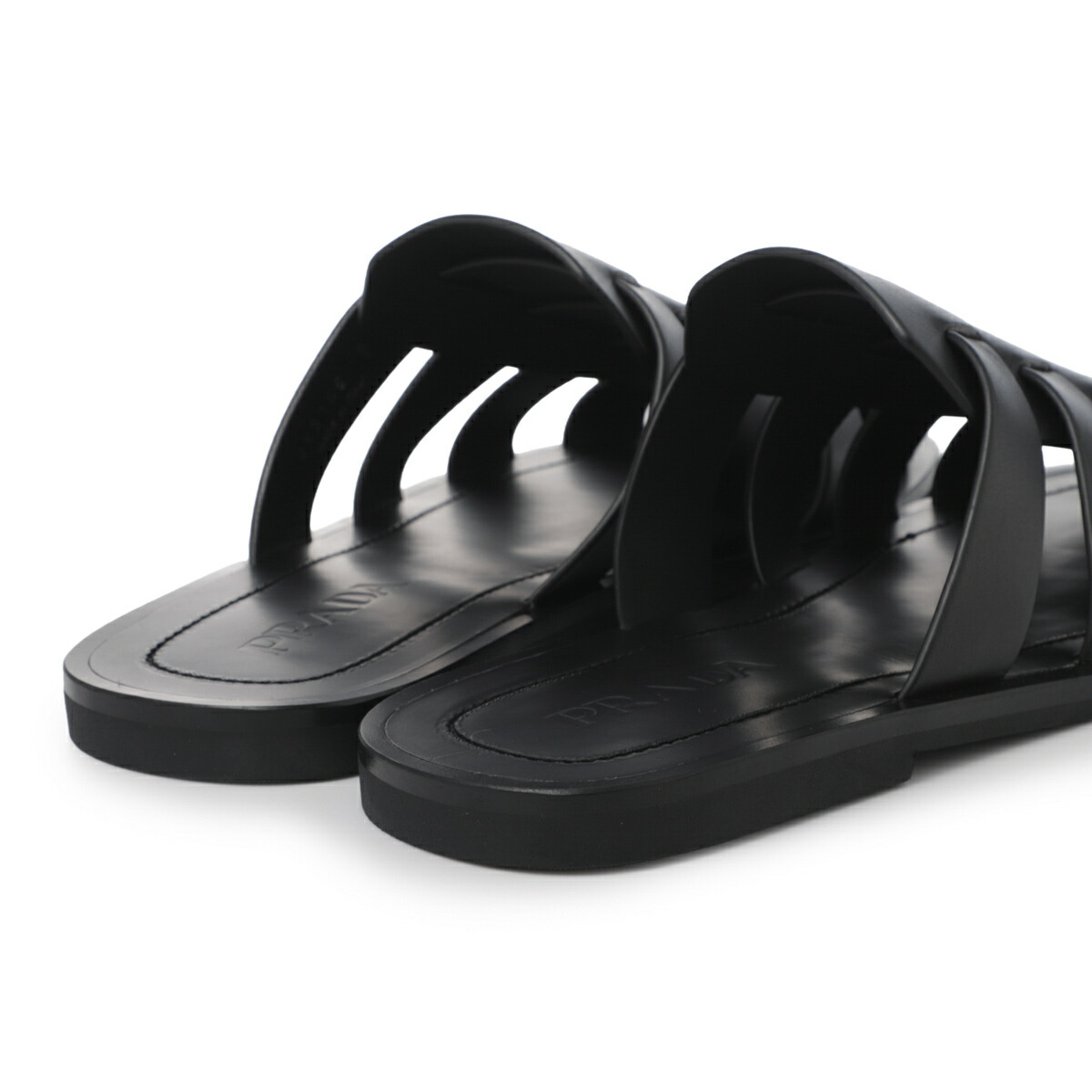 楽天市場】プラダ PRADA サンダル ミュール ブラック メンズ 大きい