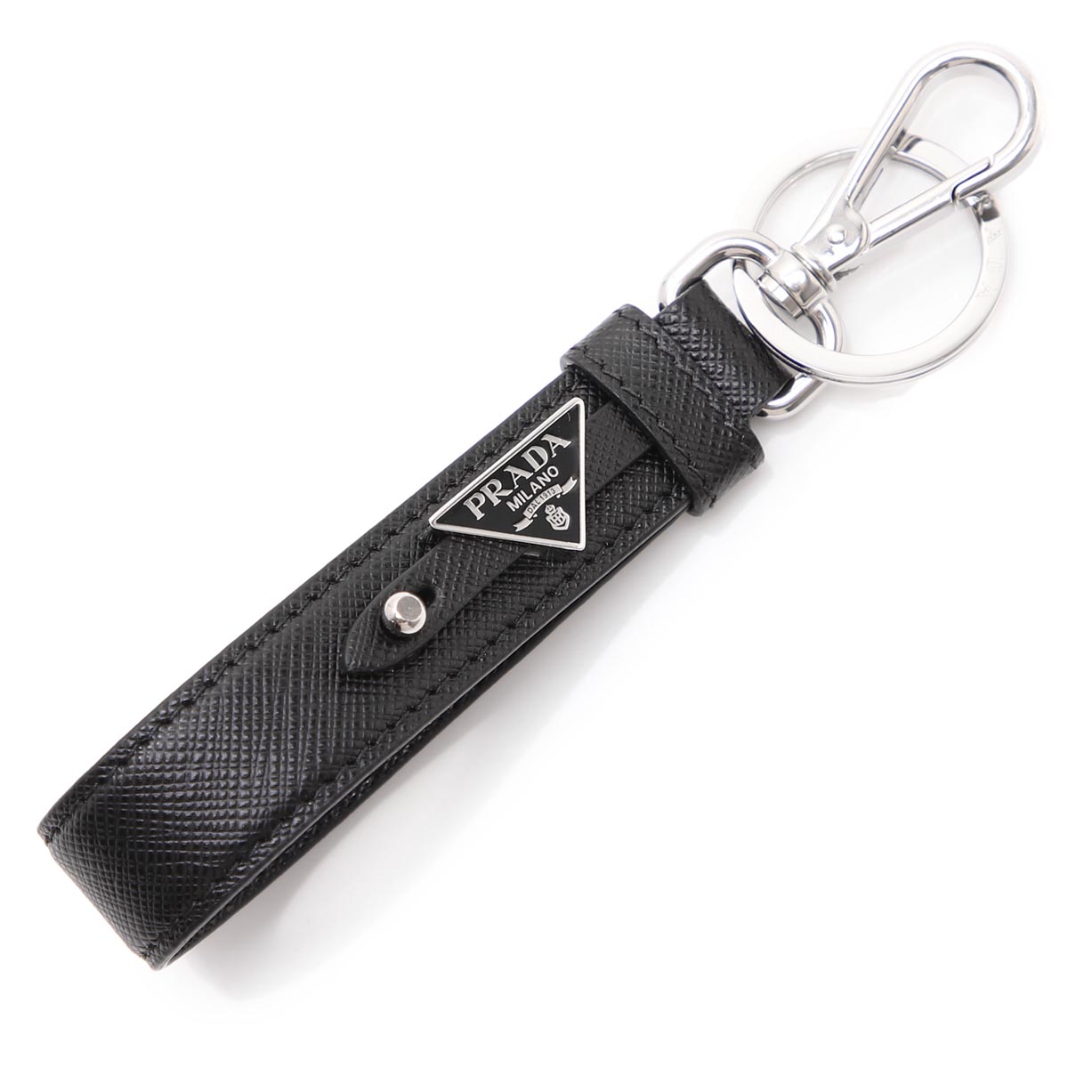 楽天市場】プラダ PRADA キーリング ブラック メンズ 2pp68t 053 f0002