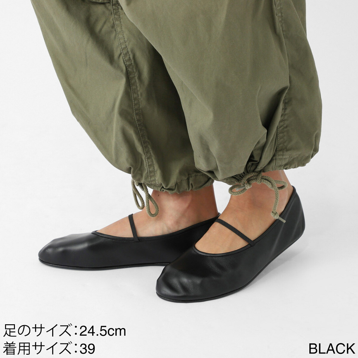 楽天市場】ザ ロウ THE ROW バレエシューズ メリージェーン ブラック