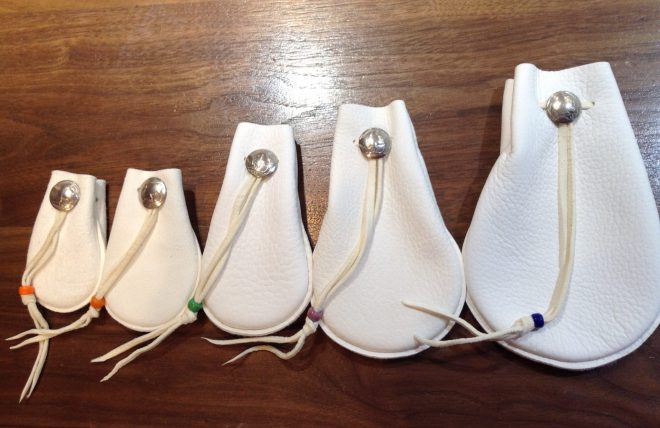 楽天市場】ゴローズ goro's [新品] 巾着ポーチ M 白 goro's GORO'S