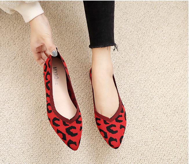 楽天市場】レオパード柄 フラットシューズ パンプス フラット シューズ