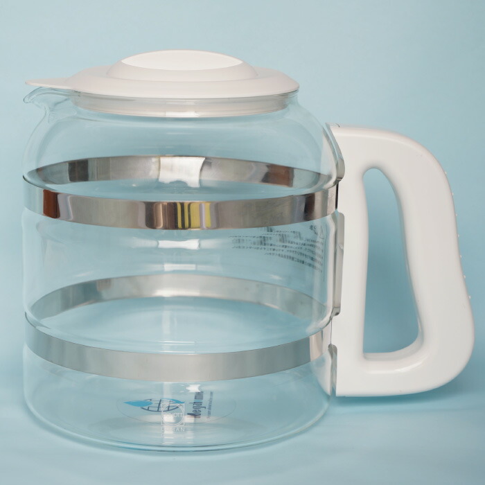 楽天市場】蒸留水器 専用 ガラス 容器 白 新モデル 送料無料 : メガ