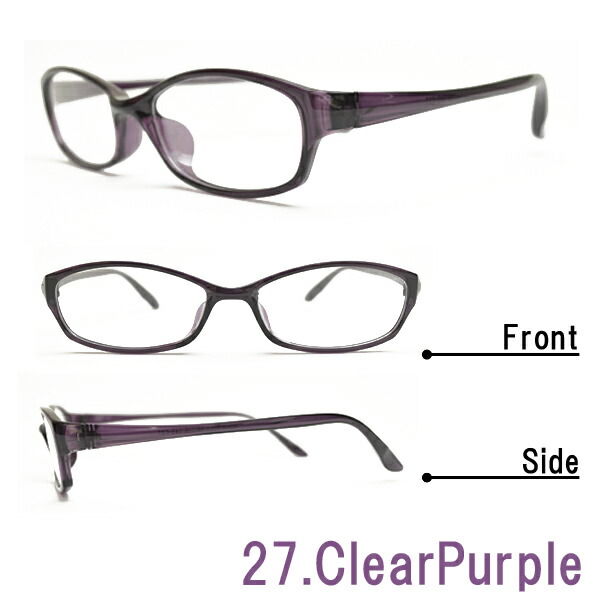 楽天市場】遠近両用メガネ Lune-0013 オーバル ブルーライトカット AR