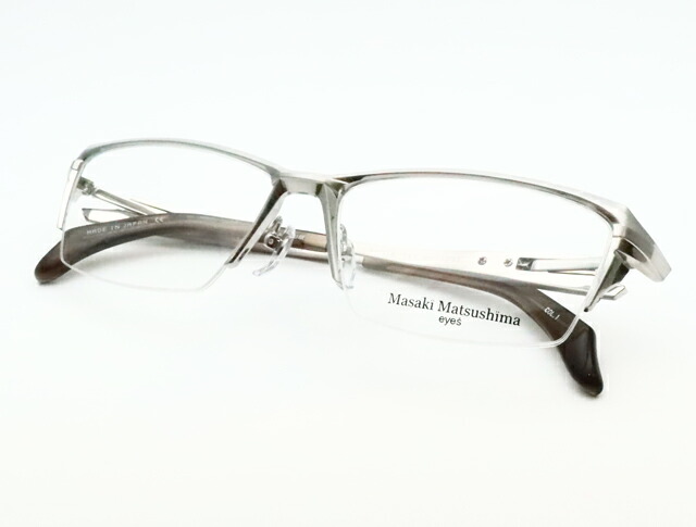 楽天市場】レンズつき マサキマツシマ メガネ MF-1282 1 ヘアライン