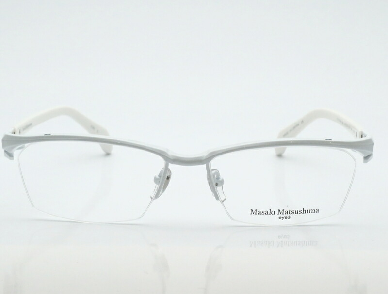 楽天市場】レンズつき マサキマツシマ メガネ MF-1265 4 ホワイト