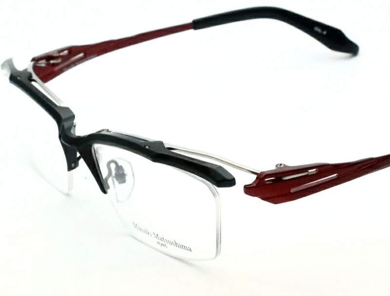 楽天市場】レンズつき マサキマツシマ メガネ MF-1302 4 ブラック