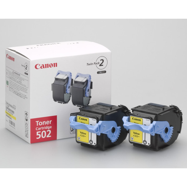 楽天市場】【純正品】 キャノン トナーカートリッジ502 2P イエロー