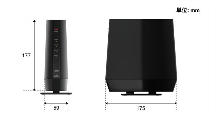 楽天市場】BUFFALO WSR-5400AX6P-BK Wi-Fiルーター 無線LAN親機11ax/ac