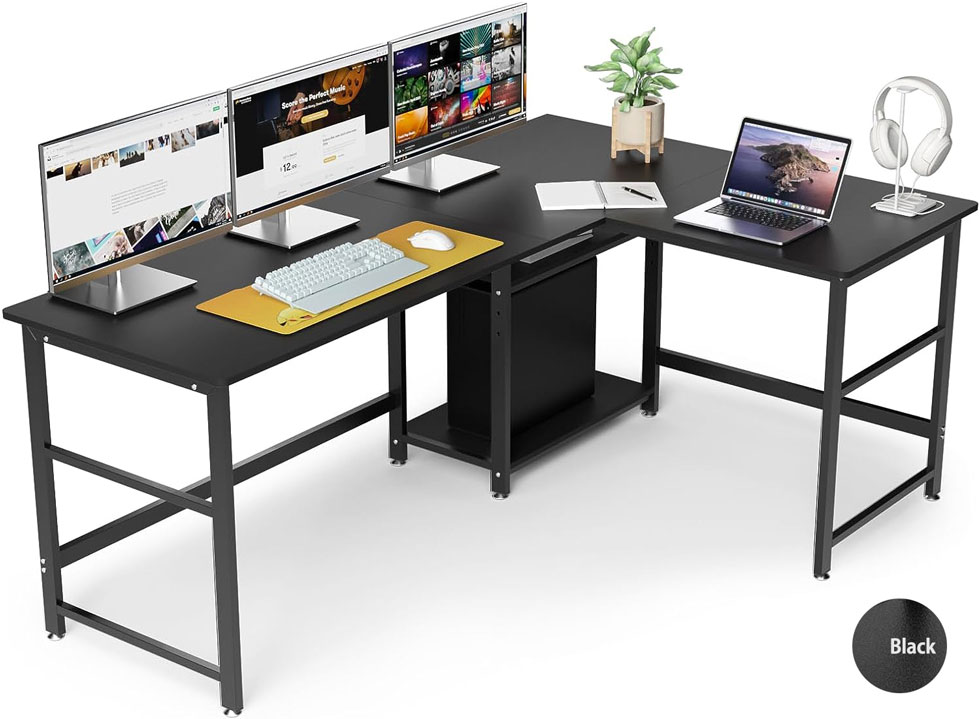 楽天市場】【700円OFFクーポン付】 L字 幅180+120cm 奥行60 パソコン