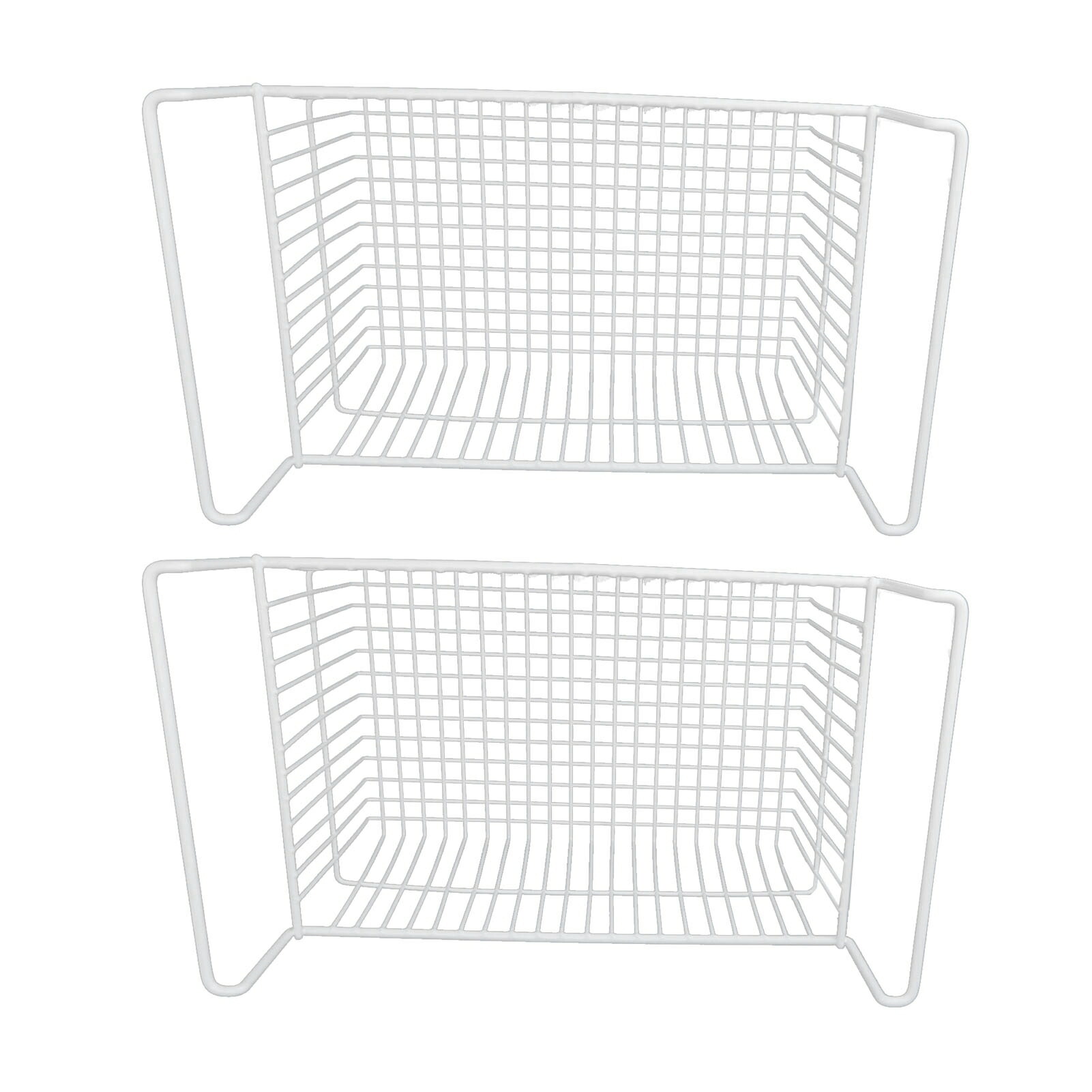 楽天市場】【2個セット】ワイヤーバスケット スチールボックス かご