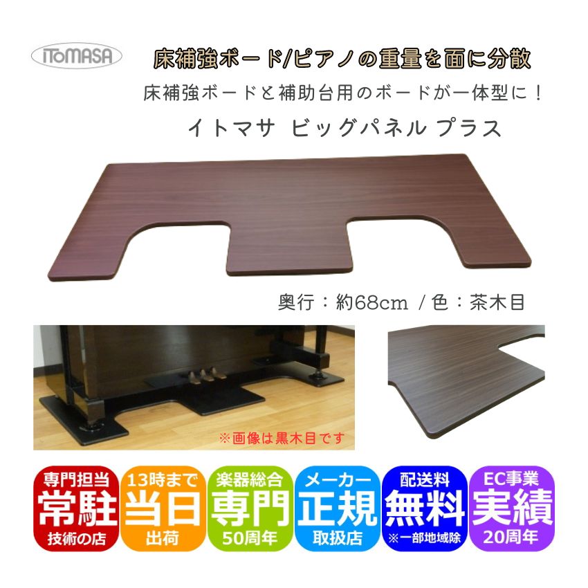 楽天市場】イトマサ 床補強ボード ビッグパネルプラス 茶木目 ピアノ