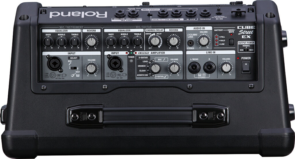 楽天市場】Roland CUBE STREET EX + 電池駆動対応 ワイヤレスマイク2本