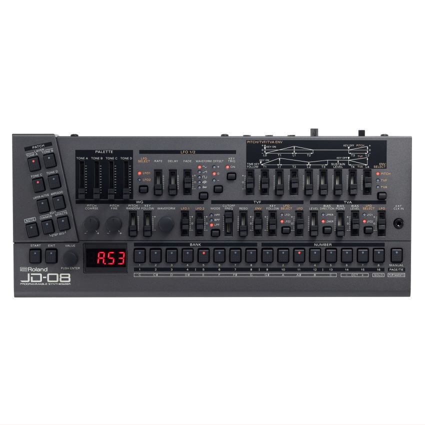 楽天市場】Roland JD-08 + 25鍵ミニキーボード K-25Mセット : 楽器の