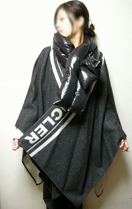 楽天市場】【MONCLER/モンクレール/ダウンマフラー付きウールニット