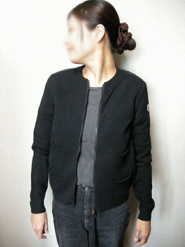 楽天市場】【MONCLER/モンクレール/ニット切替ダウンカーディガン