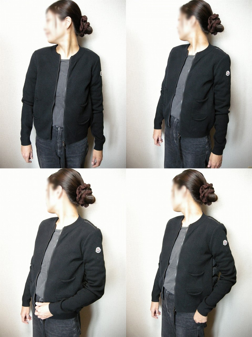 楽天市場】【MONCLER/モンクレール/ニット切替ダウンカーディガン