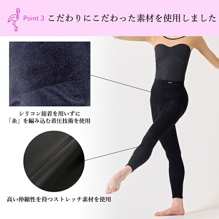 楽天市場】フラミンゴレギンス 着圧レギンス 高麗大学 FORTIUM研究所