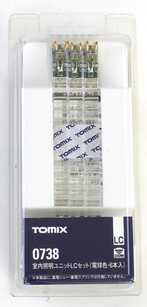 楽天市場】室内照明ユニットLCセット（電球色・6本入）【TOMIX・0738