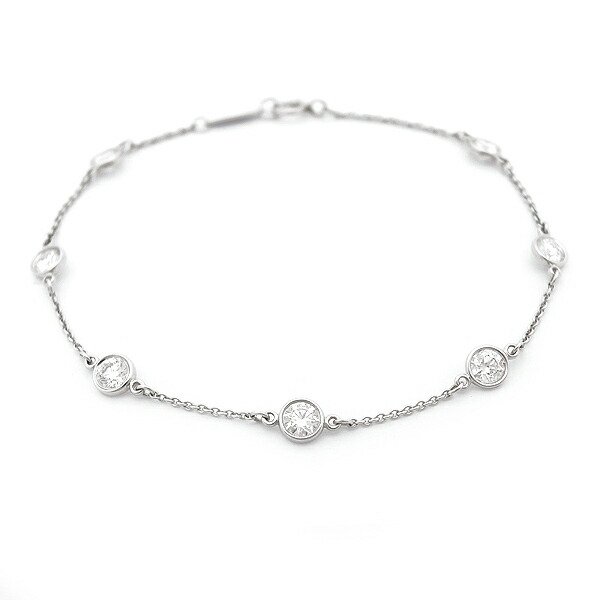 楽天市場】【緑屋質屋】ティファニー バイザヤード ブレスレット 7P