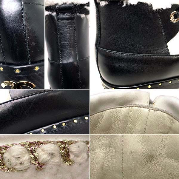 楽天市場】【緑屋質屋】シャネル G35157Y52512 ムートン ファー ボア