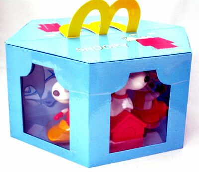 楽天市場】〇スヌーピー/SNOOPY マクドナルド ノベルティボックス付6体