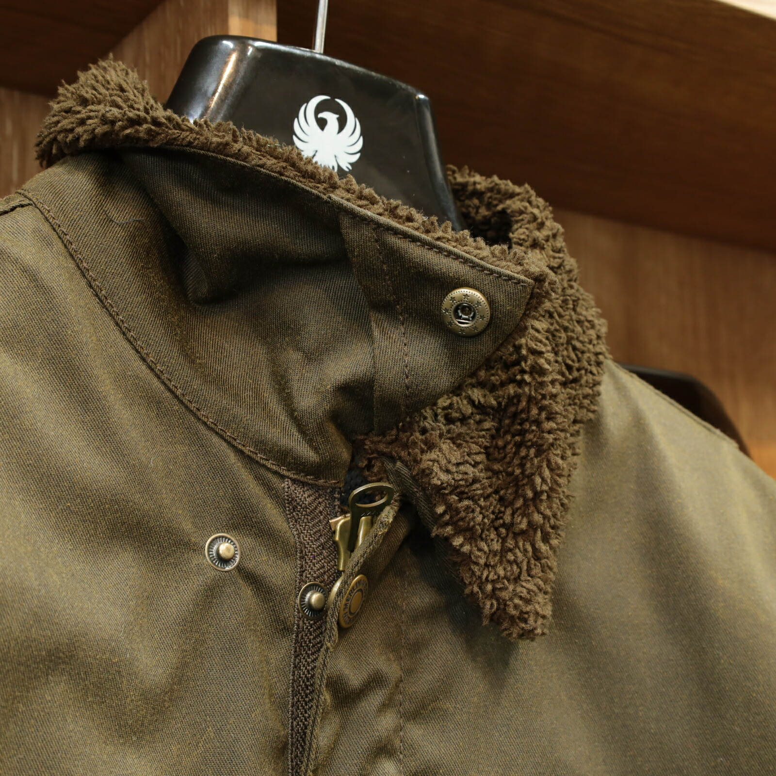 楽天市場】MERLIN マーリン ワックスコットン フライトジャケット