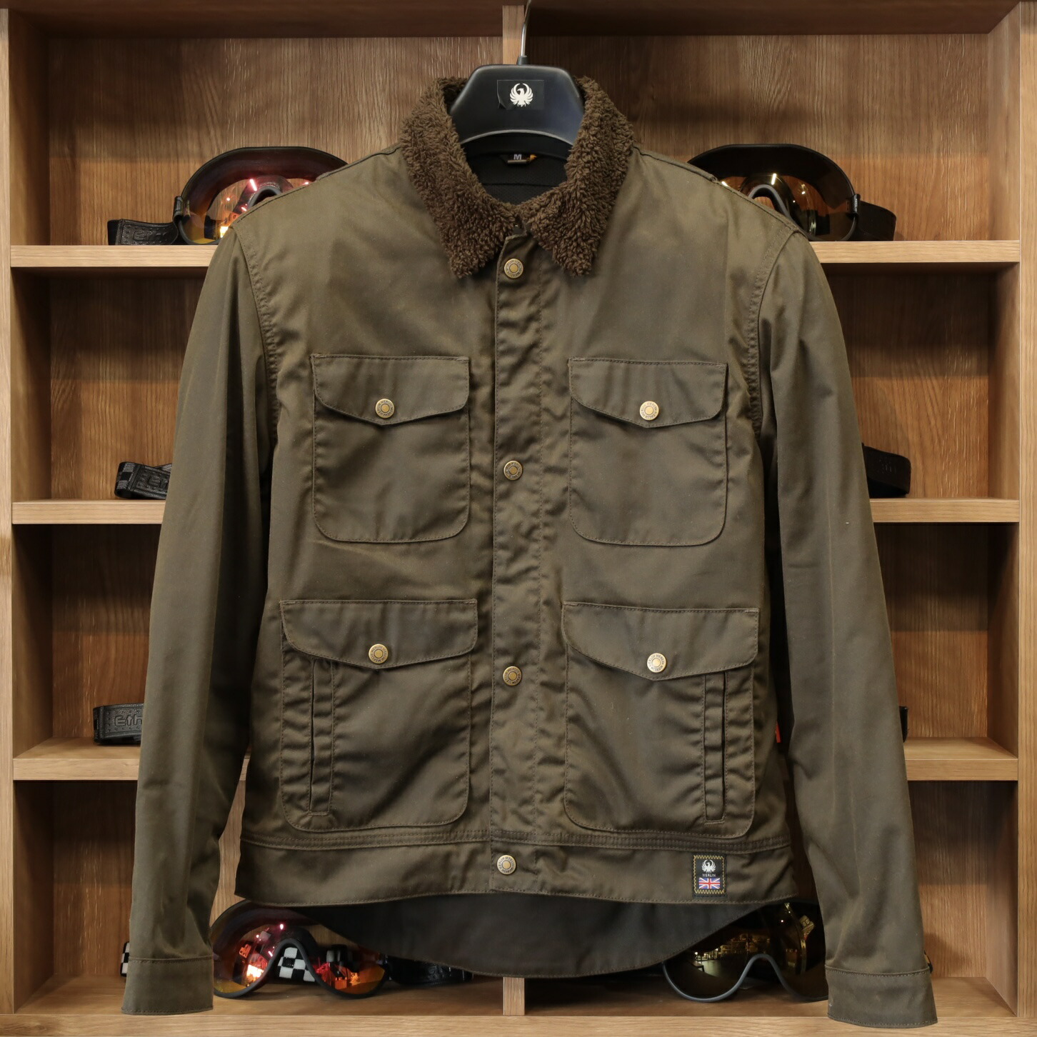 楽天市場】MERLIN マーリン ワックスコットン フライトジャケット