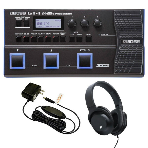 楽天市場】BOSS マルチエフェクター GT-1 + 純正アダプター +