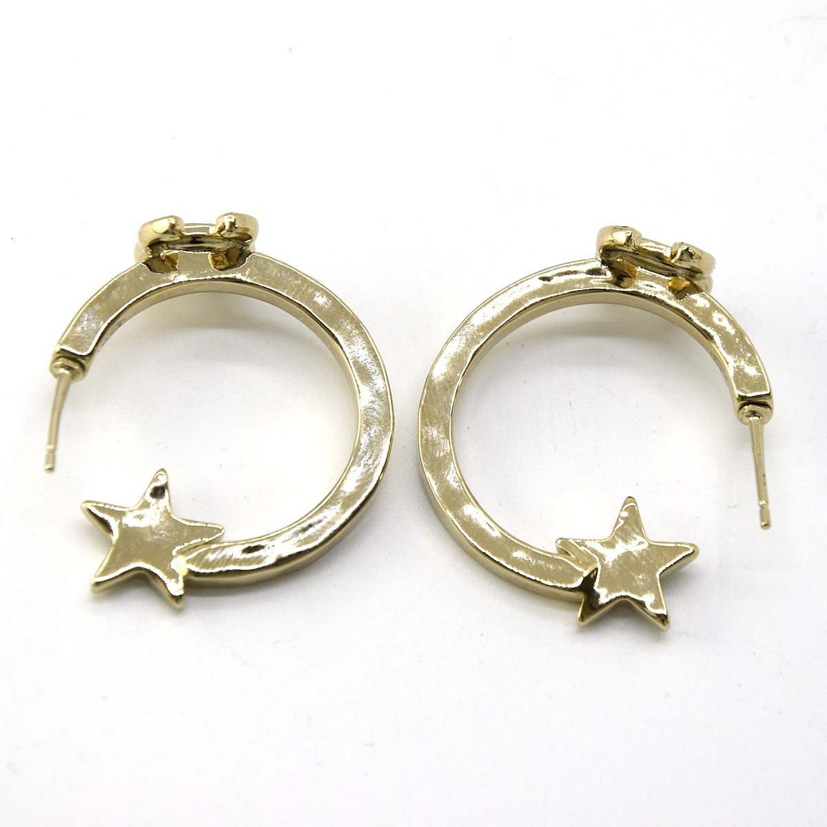 楽天市場】質屋 シャネル CHANEL フープピアス ココマーク 星 ライン