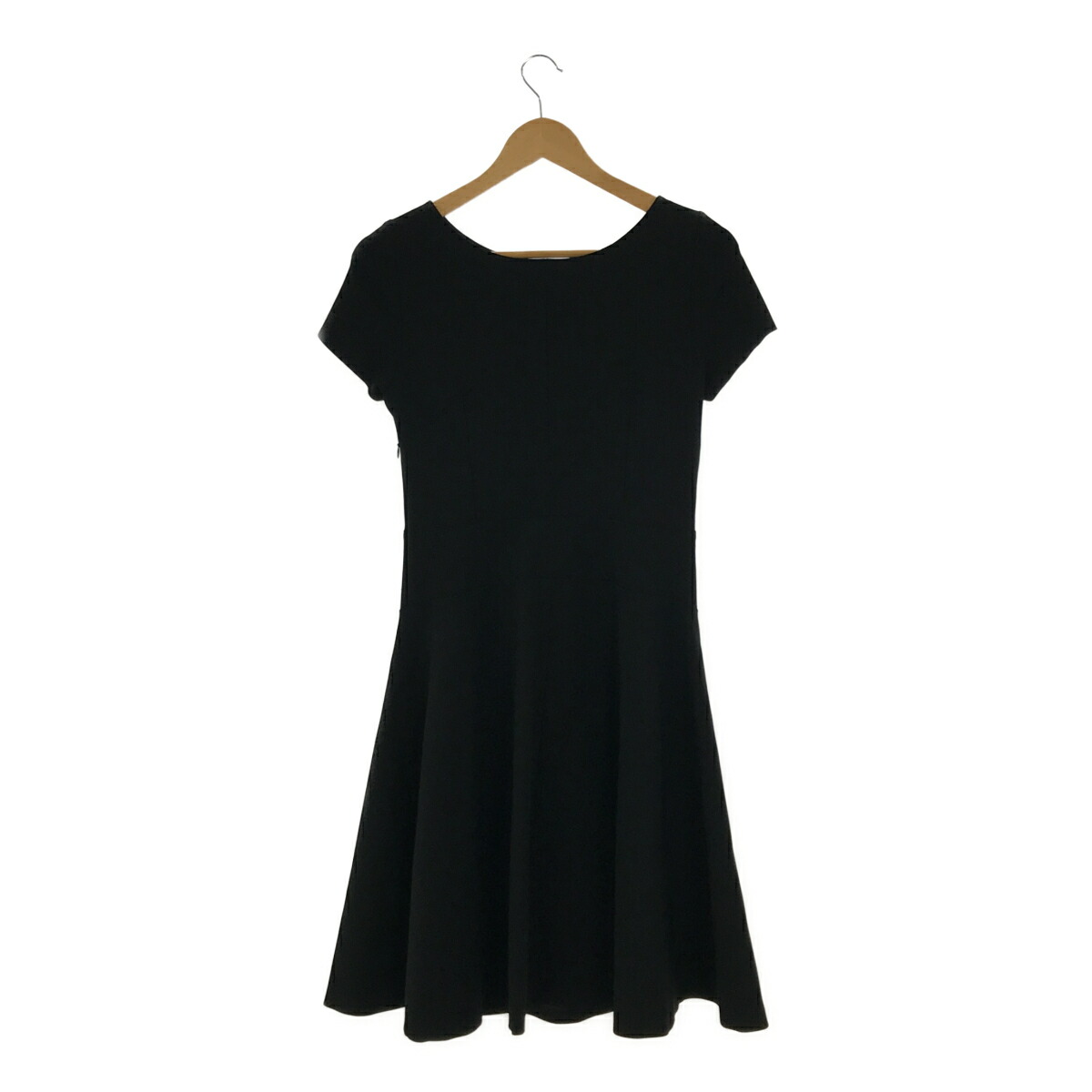 楽天市場】質屋 プラダ PRADA ワンピース 44 サイズ 黒 APD1 レーヨン
