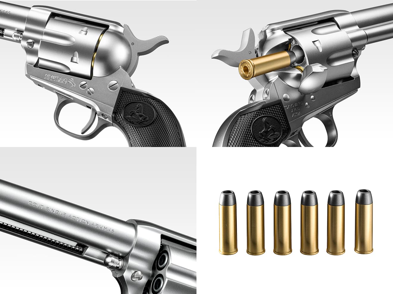 楽天市場】東京マルイ SAA.45 アーティラリー 5 1/2インチ シルバー