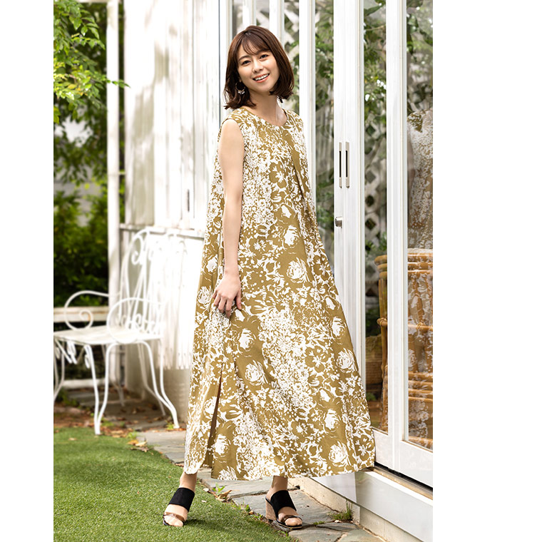 楽天市場】ワンピース ：クレア 4WAYマキシ丈ワンピース ラグ