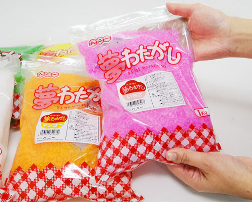 楽天市場】綿菓子用 味付きザラメ 夢わたがし 全7色セット (1kg×7袋