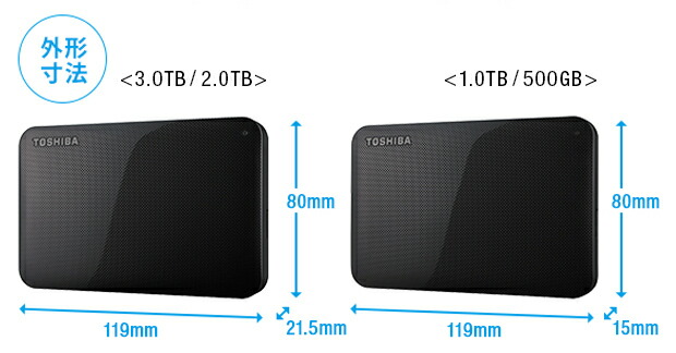 楽天市場】東芝 外付けハードディスク CANVIO BASICS 1TB ブラック HD