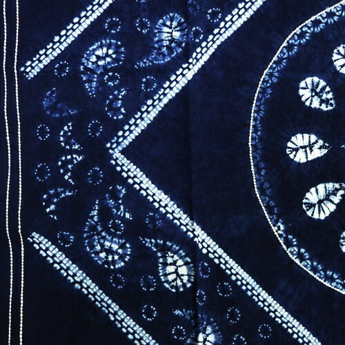 楽天市場】小粋 和の詩 藍の郷 藍染 刺し子 クロス 風呂敷 120cm 手