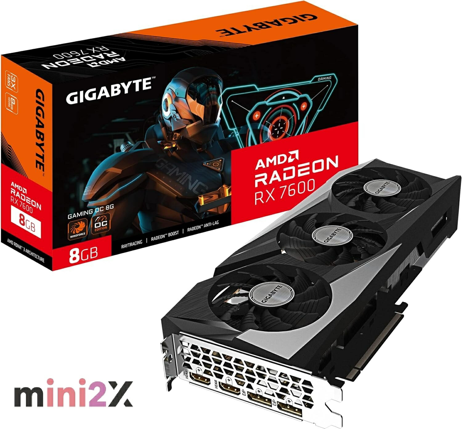 楽天市場】GIGABYTE AMD Radeon RX7600搭載 グラフィックボード GDDR6