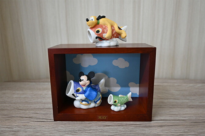 楽天市場】ミッキー＆フレンズ5月子供の日置物ディズニー鯉のぼり