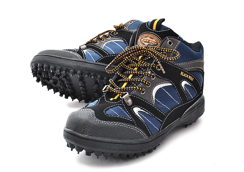 楽天市場】スパイクシューズ 釣り 作業靴 メンズ 滑りにくい 幅広3E