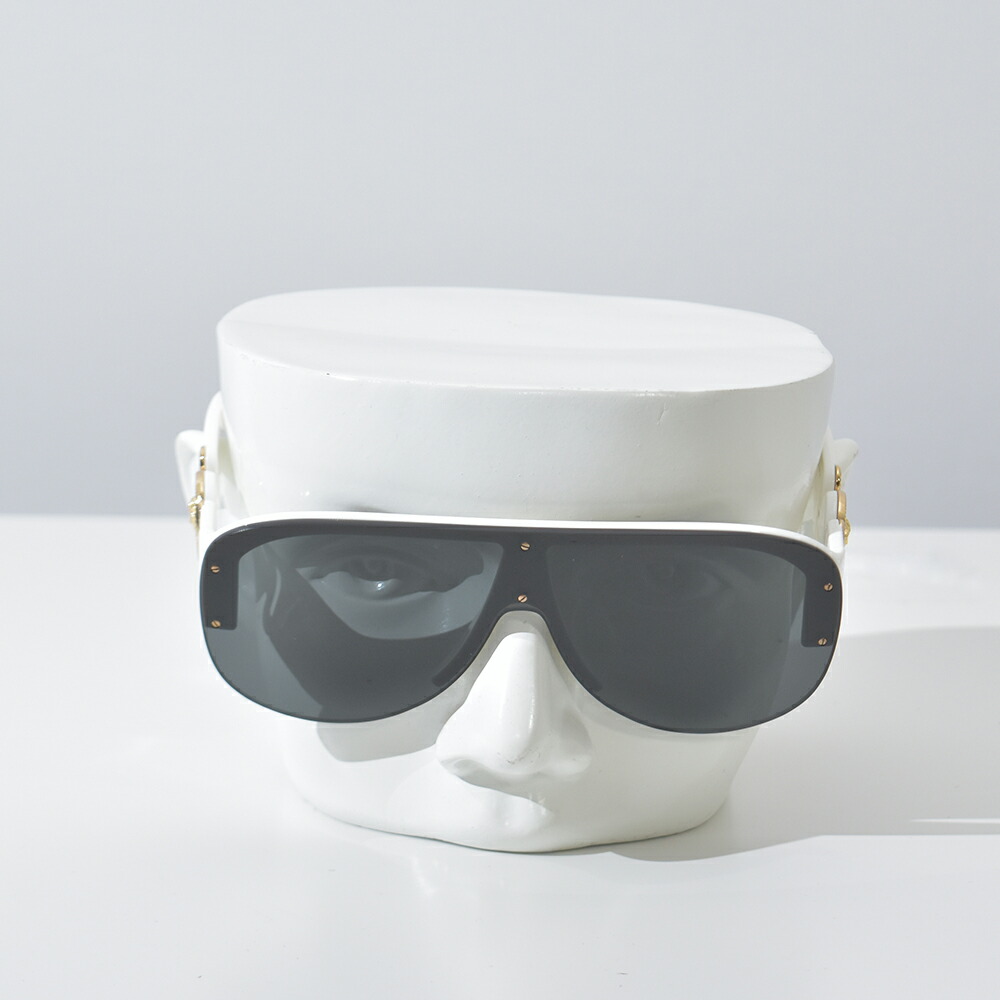 楽天市場】ヴェルサーチ サングラス メデューサ ホワイト ゴールド