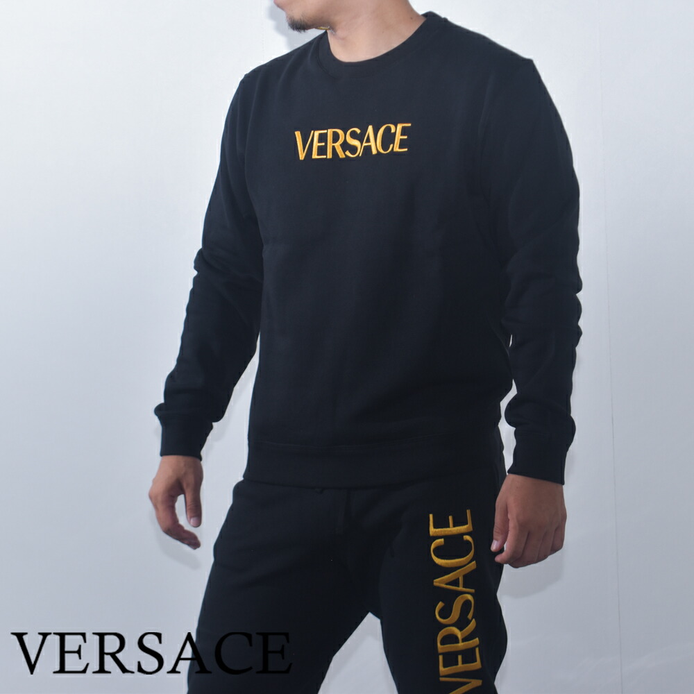 楽天市場】ヴェルサーチ トレーナー トップス スウェット 刺繍 ロゴ 裏