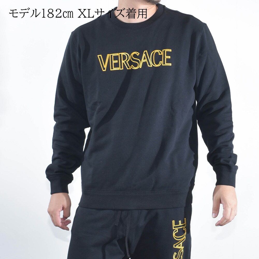 楽天市場】ヴェルサーチ トレーナー トップス スウェット 刺繍 ロゴ 中