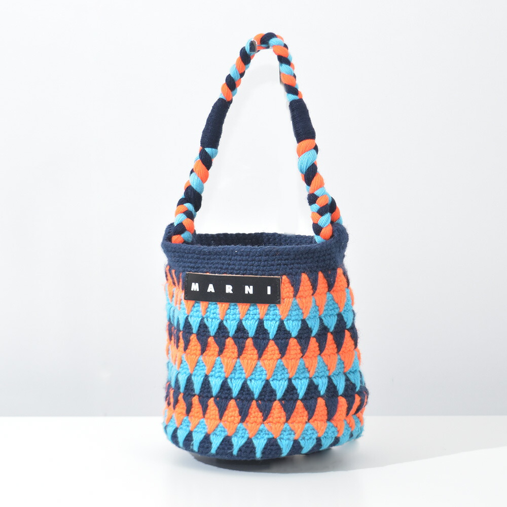 楽天市場】マルニ マルニマーケット クロシェ編み ハンドバッグ