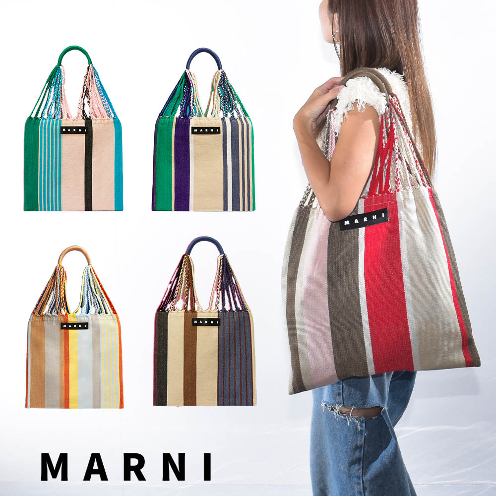 楽天市場】マルニ バッグ レディース フラワーカフェ トートバッグ