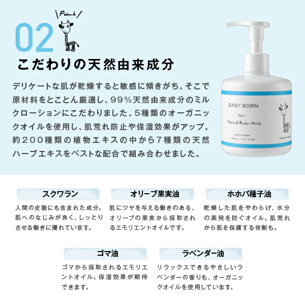 楽天市場】ベビーボーン ベビーローション 乳液 3個セット 大容量