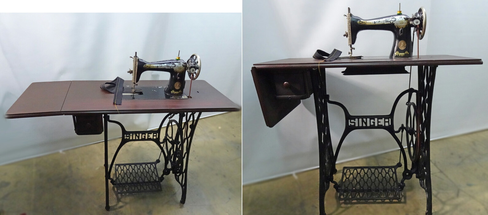 楽天市場】【中古】 SINGER シンガー 15型 アンティークミシン 製造年