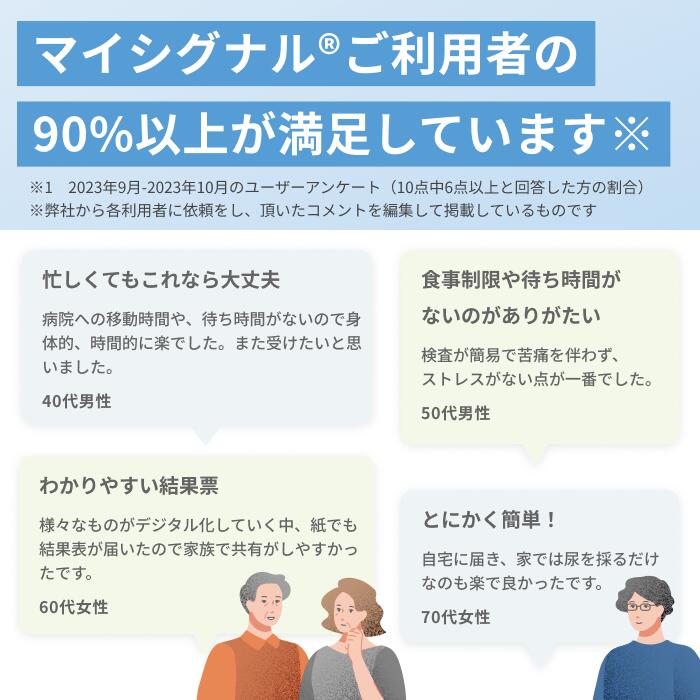 楽天市場】マイシグナル・ライト 全身の様々ながんリスクの早期発見 尿