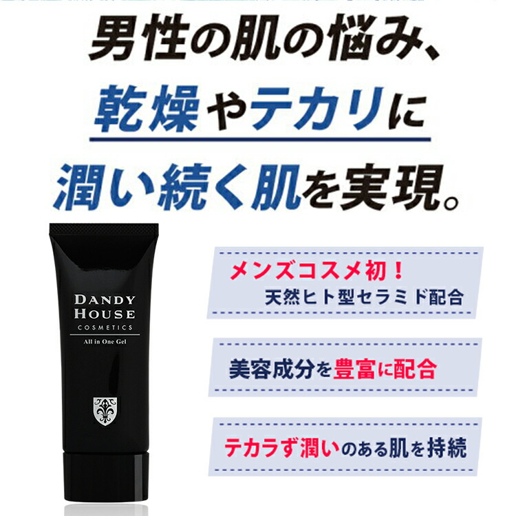 楽天市場】オールインワンジェル ダンディハウス公式 50g メンズ